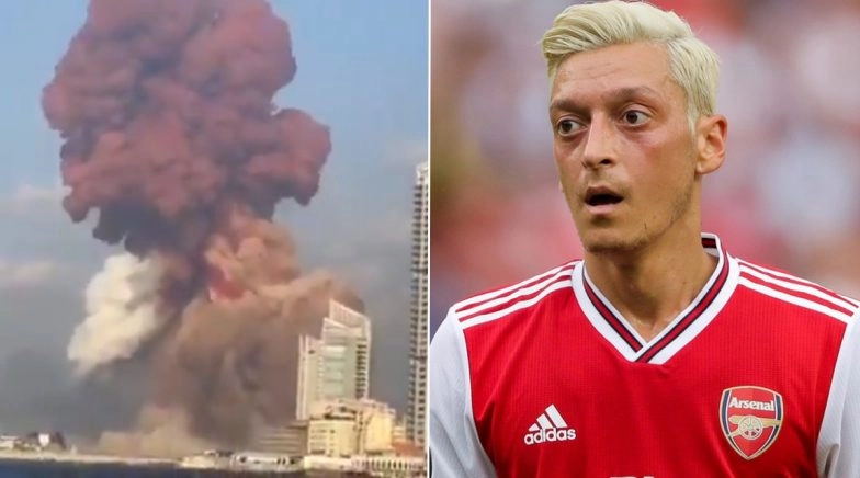 Mesut Ozil Offers Love and Support to Victims of Beirut Blast