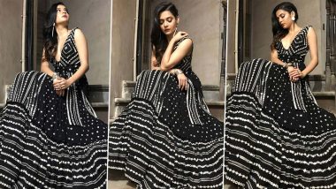 Mithila Palkar, Modest, Mystical and Magical in a Black Tiered Gown!