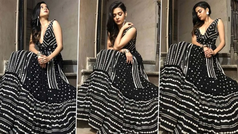 Mithila Palkar, Modest, Mystical and Magical in a Black Tiered Gown!