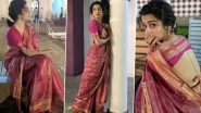 Mithila Palkar Drips Six Yards of Sensuality in This Throwback Backless Blouse and Pretty Pink Saree Vibe!