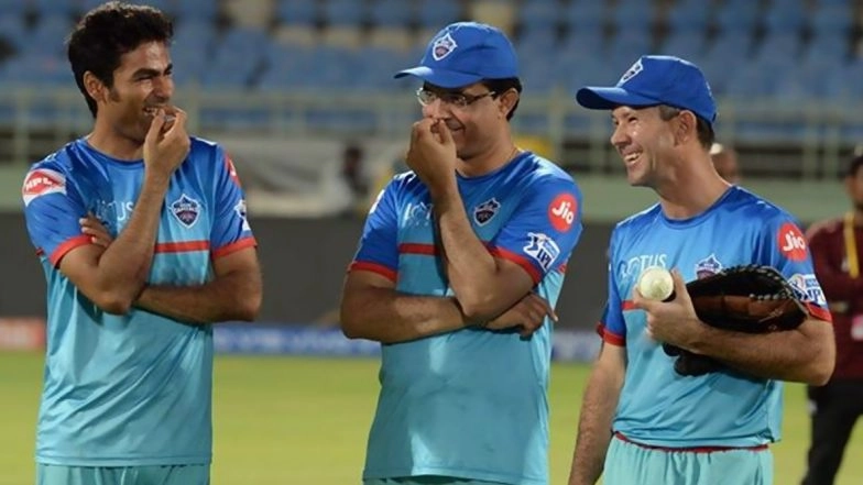 Ahead of IPL 2020, Delhi Capitals Share Throwback Picture of Sourav Ganguly, Ricky Ponting & Mohammad Kaif; Fans Come Up With Intriguing Captions