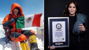 Viridiana Álvarez Chávez of Mexico Breaks Guinness World Records for Fastest Ascent of World’s Three Highest Mountains (Watch Video)