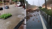 Mumbai Rains: Twitterati Wake Up to Waterlogged Streets and Flooded Lanes in the City Following Heavy Downpour, Share Pictures and Videos