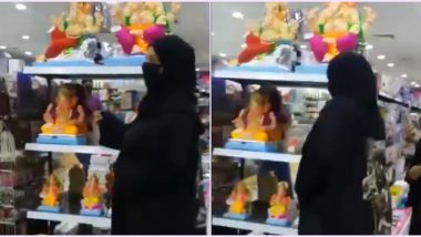 Video of Woman in Bahrain Store Smashing Ganesha Murti Goes Viral, Gets Prosecuted for Hate Crime After Netizens Fume