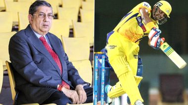 CSK Boss N Srinivasan Says His Comment Following Suresh Raina's Decision to Exit IPL 2020 Were Taken Out of Context