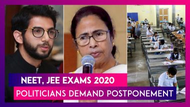 NEET, JEE 2020: Aaditya Thackeray, Mamata Banerjee Call On Central Govt To Postpone Entrance Exams