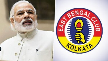 Prime Minister Narendra Modi Congratulates East Bengal on Centenary Foundation Day, Urges Football Club to ‘Illuminate Maidan Forever’ As It Completes 100 Years