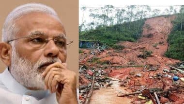 Idukki Landslide in Kerala: PM Narendra Modi Expresses Grief as 14 People Die in Landslide, Announces Ex-Gratia of Rs 2 Lakh Each Next to Victims' Kin