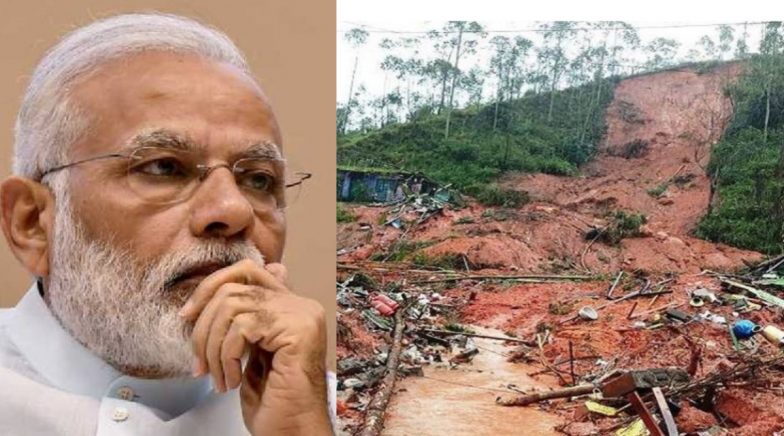 Idukki Landslide in Kerala: PM Narendra Modi Expresses Grief as 14 People Die in Landslide