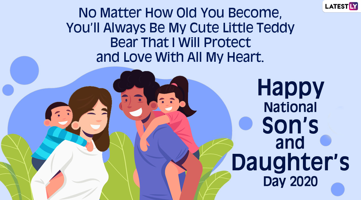 National Son's and Daughter's Day 2020 Messages and HD Images for Son