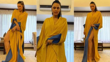 Neha Dhupia is Redefining The Stay-At-Home, Stay-Relaxed-Chic Vibe In This Breezy Kaftan Dress!