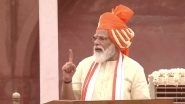 PM Narendra Modi Independence Day 2020 Address From Red Fort: Prime Minister Announces National Digital Health Mission, Speaks on Aatma Nirbhar Bharat Vision; Here Are Highlights of His August 15 Speech