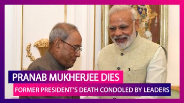 Pranab Mukherjee Dies: PM Modi Pays Tribute, Condolences Pour In From Congress Leaders