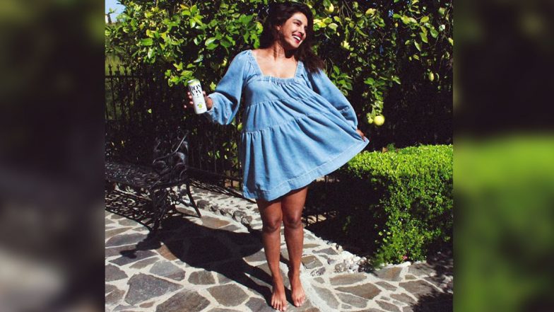Priyanka Chopra Is Teaching Us a Thing or Two on Mastering Laidback Look in This Thrifty Denim Tunic!