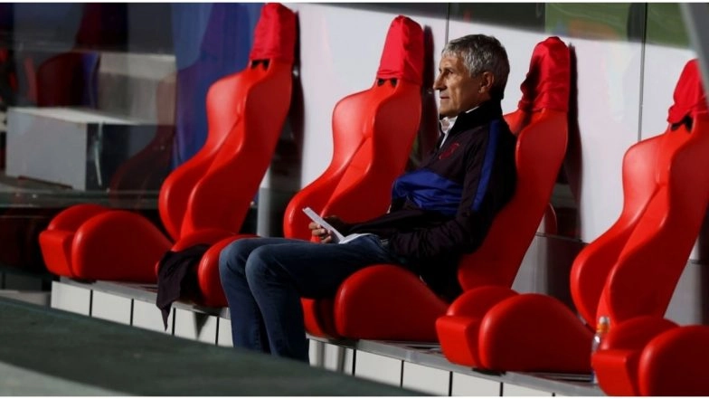 Barcelona Have Sacked Manager Quique Setien After the 8–2 Humiliation Against Bayern Munich in UEFA Champions League 2019–20 Quarter-Final, Say Reports