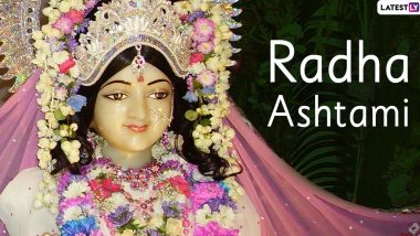 Radha Ashtami 2020 HD Images & Wishes in Hindi: WhatsApp Stickers, GIF Greetings, Radha Quotes and SMS to Celebrate Hindu Festival