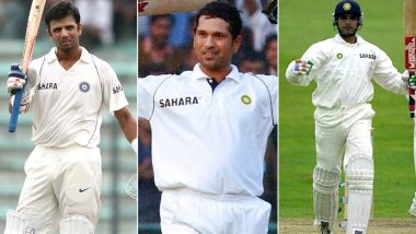 This Day That Year: Rahul Dravid, Sachin Tendulkar, Sourav Ganguly Score Match-Winning Test Centuries Against England in 2002