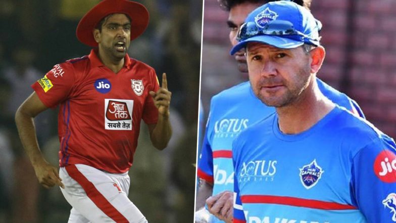IPL 2020: Delhi Capitals Bowler Ravi Ashwin Had ‘Very Interesting Chat’ With Head Coach Ricky Ponting on ‘Mankading’
