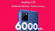 Realme C12 Specifications Leaked on Flipkart Ahead of Its Launch