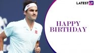 Roger Federer Birthday Special: 10 Interesting Facts About the 20-Time Grand Slam Champion and Swiss Tennis Maestro