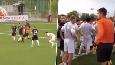 Roman Shirokov, Ex-Russia Captain, Hospitalises Referee After Brutal Assault During Moscow Celebrity Cup Football Match (Watch Video)