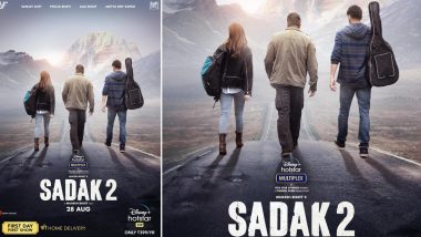 Sadak 2 Release Date: Alia Bhatt, Sanjay Dutt's Next to Hit Disney+ Hotstar on August 28, Makers Share a New Poster to Make the Announcement