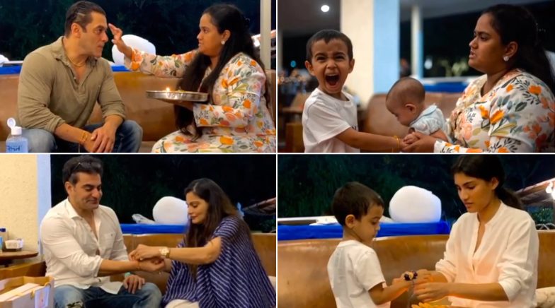 Salman Khan Shares A Beautiful Pictorial Montage From His Raksha Bandhan Celebrations!