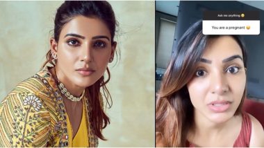 Samantha Akkineni Has the Best Response to a Fan Asking Her If She's Pregnant! (Watch Video)