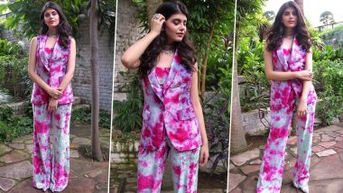 Sanjana Sanghi Has That Pretty in Pink and Rocking That Velvet Tie-Dye Pantsuit Vibe Going On!