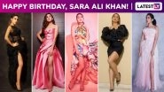 Sara Ali Khan Birthday Special: Edgy Chic Is Really Her Go-To Comfort Style, These Red Carpet Moments Testify!