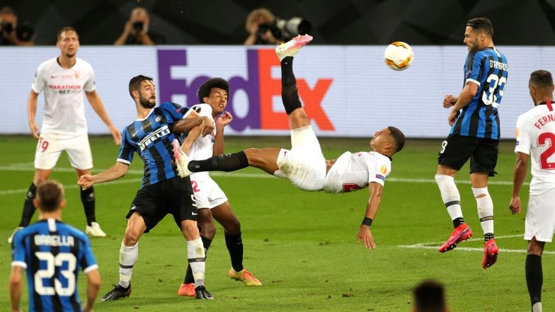 Sevilla 3&ndash;2 Inter Milan, UEFA Europa League 2019&ndash;20 Final Goal Video Highlights: Romelu Lukaku Own Goal Helps Sevilla Edge Nerazzurri for Record Sixth Title