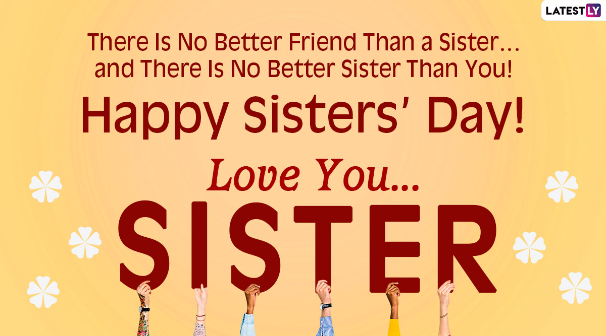 Happy Sisters' Day 2020 Wishes and Greetings: WhatsApp Stickers ...