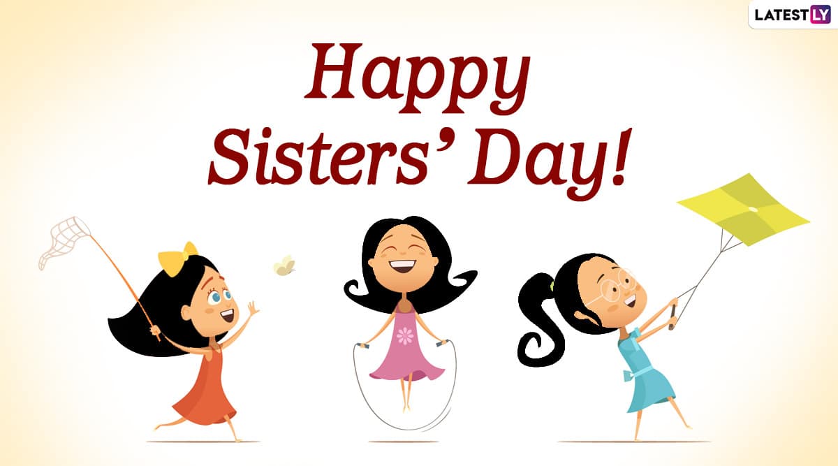 National Sisters’ Day 2020 Messages WhatsApp Stickers, GIF Images