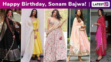 Sonam Bajwa Birthday Special: The Punjabi Kudi Gives Us Easy All-Encompassing Ethnic Wardrobe Goals!