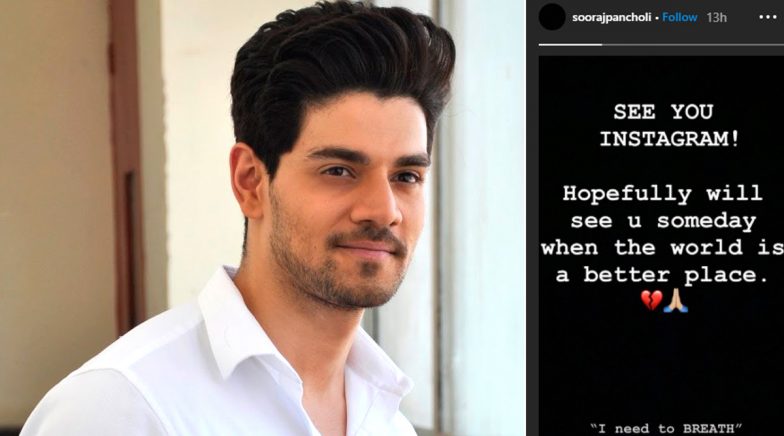 Sooraj Pancholi Takes a Break From Instagram, Says ‘I Need to Breathe’ (View Post)