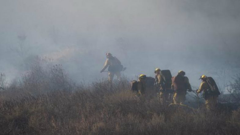 Southern California Wildfire in US: Around 8,000 Residents Evacuated Over 'Apple Fire' in Riverside County