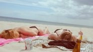 Half Naked Women on French Beach Asked to Cover Up by Police, Amidst Criticisms Interior Minister G&eacute;rald Darmanin Defends Topless Sunbathing