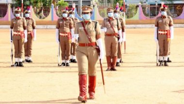 N Maheshwari, Woman SP, Leads Contingent at 74th Independence Day Parade in Tirunelveli Before Rushing to Dindigul For Father's Funeral