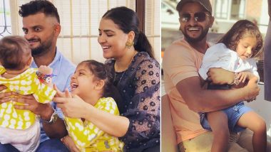 Suresh Raina Family Pics With Wife Priyanka, Daughter Gracia & Son Rio: As the Left-Handed Batsman Retires, Let’s Look at Times When He Gave Family Goals!
