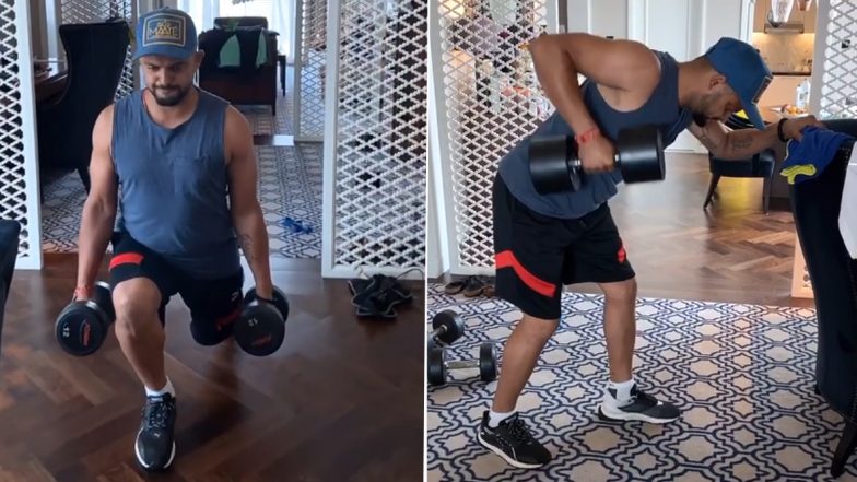 IPL 2020 Players Update: CSK Star Suresh Raina Works Out After Reaching Dubai (Watch Video)