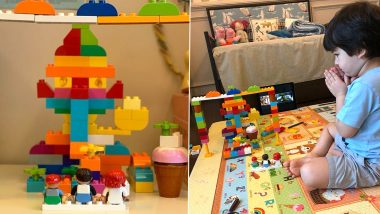 Ganesh Chaturthi 2020: Kareena Kapoor Khan Shares A Glimpse of Little Taimur’s Lego Ganpati and We Are Going Aww (View Post)