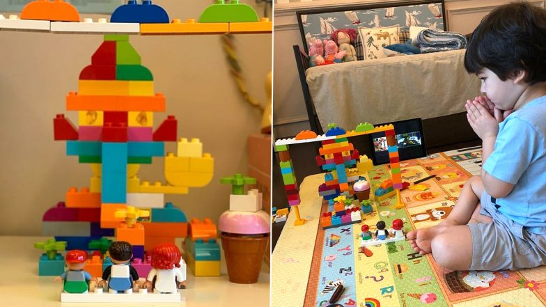 Ganesh Chaturthi 2020: Kareena Kapoor Khan Shares A Glimpse of Little Taimur’s Lego Ganpati and We Are Going Aww (View Post)