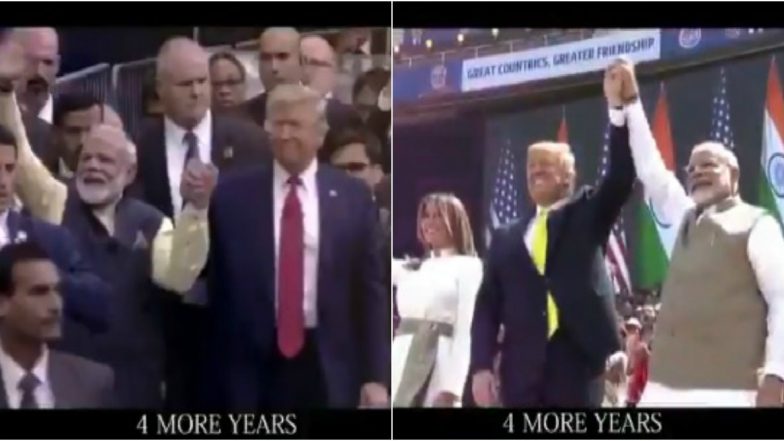 US Presidential Elections 2020: Donald Trump Campaign Releases First Commercial for Indian-Americans Featuring PM Narendra Modi (Watch Video)