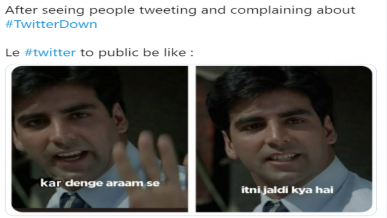 After Gmail, Twitter Goes Down For Some Users, While Netizens Complain About Not Being Able to See Photos, Others Resort to Funny Memes and Jokes