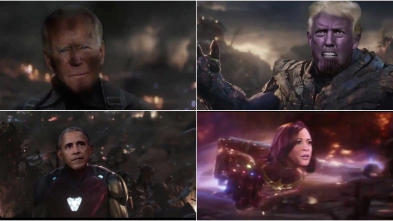 America Endgame: US Presidential Elections 2020 Get an Avengers: Endgame Inspired Trailer Thanks to Stephen Colbert's Late Show (Watch Video)