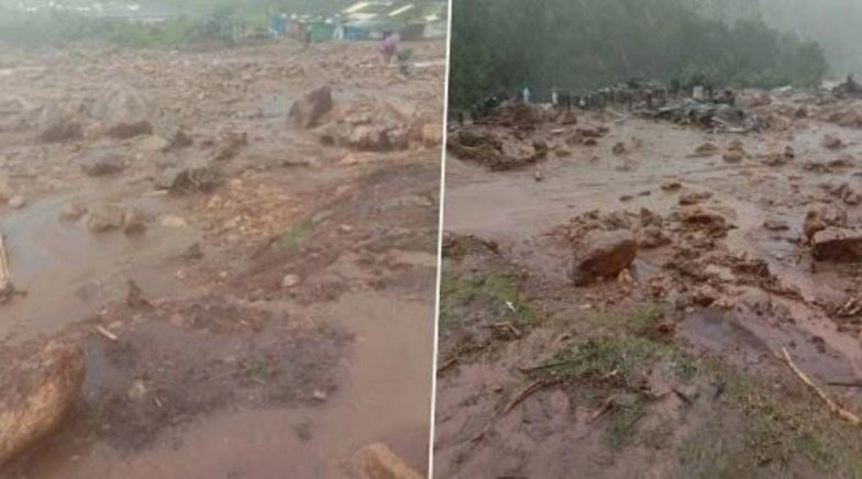 Massive Landslide at Rajmala in Munnar, 5 Dead, 10 Rescued So Far