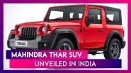 2020 Mahindra Thar Officially Unveiled in India; Expected Prices, Features, Variants & Specifications