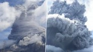 Mount Sinabung Volcano Erupts in Indonesia; Check Pics and Videos of Volcanic Ash Forming Massive Clouds and Darkness in the Sumatran Island Region
