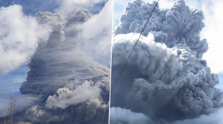 Mount Sinabung Volcano Eruption in Pics and Videos 