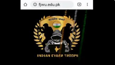 Fatima Jinnah Women University Website Hacked on Indian Independence Day 2020; Greetings, Message of 'Mandir Lahore, Karachi Mei Banayenge' Pasted